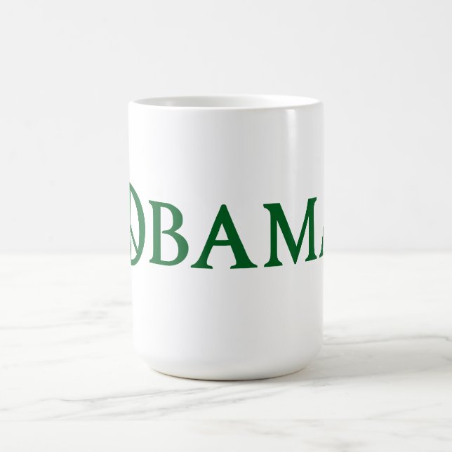 Caneca De Café Símbolo de Paz de Obama Coffee Mug (Centro)