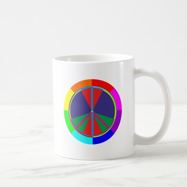 Caneca De Café Símbolo de paz symbol peace (Direita)