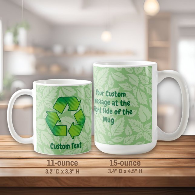 Caneca De Café Símbolo de reciclagem (Criador carregado)