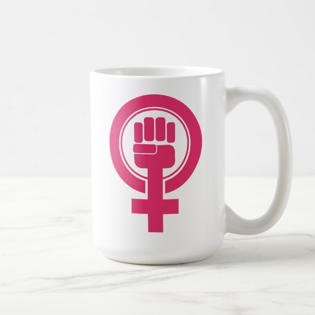 Caneca De Café Símbolo de resistência feminina (Direita)
