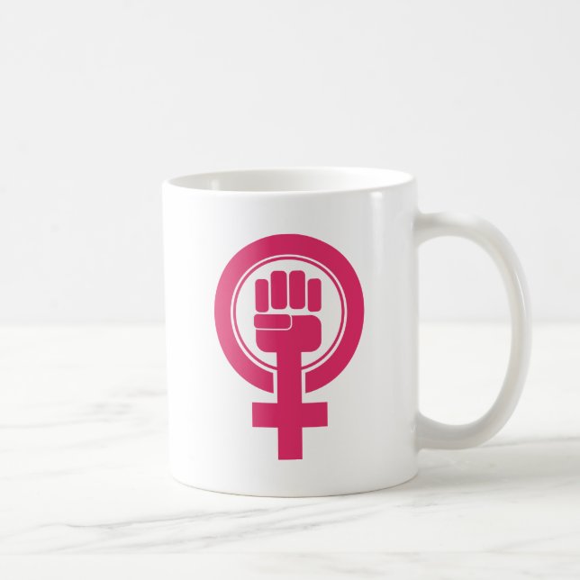 Caneca De Café Símbolo de resistência feminina (Direita)