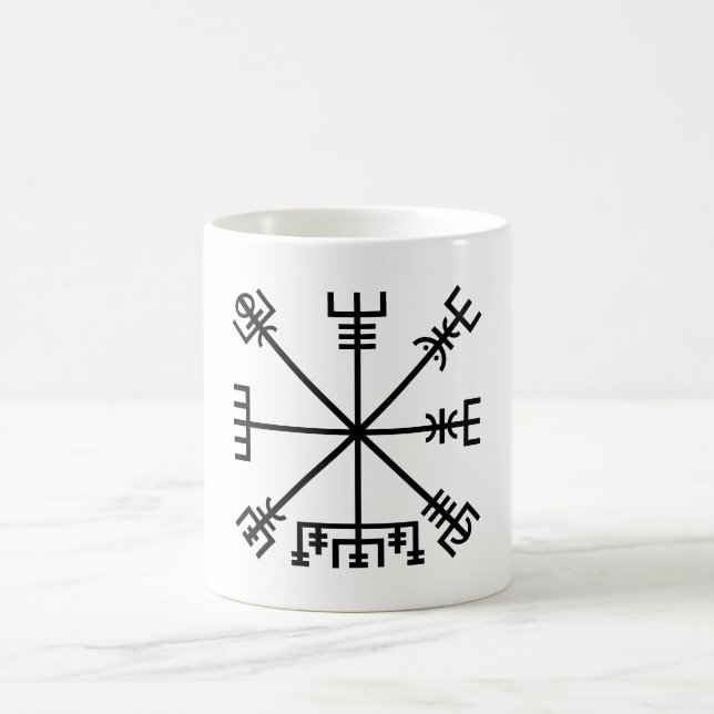 Caneca De Café Símbolo de Vegvisir (Centro)