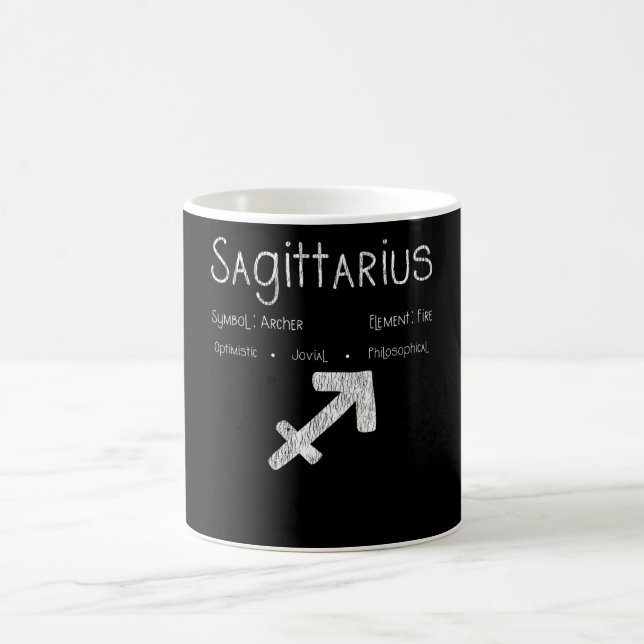 Caneca De Café Símbolo do Arqueiro de Sagitário Presente de Anive (Centro)
