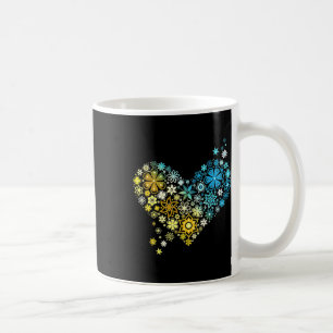 Caneca De Café Símbolo do Coração da Ucrânia Amor Paz Esperança P