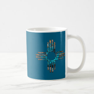 Caneca De Café Símbolo do Sol Zia do Novo México