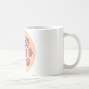 Caneca De Café símbolo dos lótus do ohm