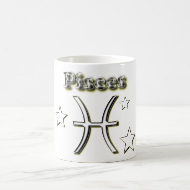 Caneca De Café Símbolo dos peixes (Centro)