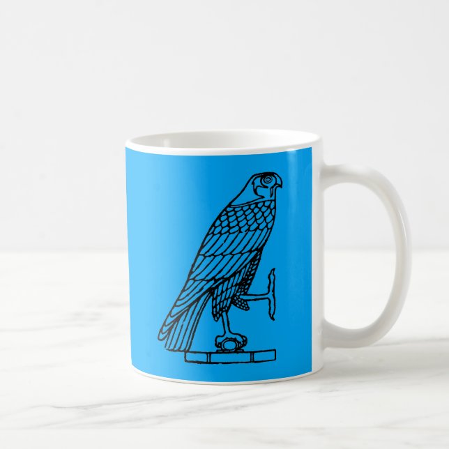 Caneca De Café Símbolo egípcio: Falcão (Direita)