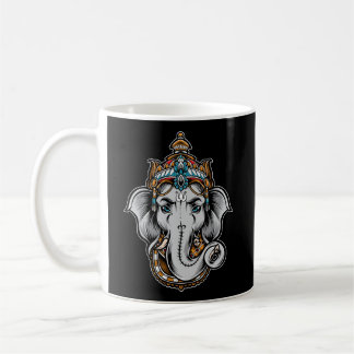 Caneca De Café Símbolo Ganesh Yoga Hindu Men Meditação Gift