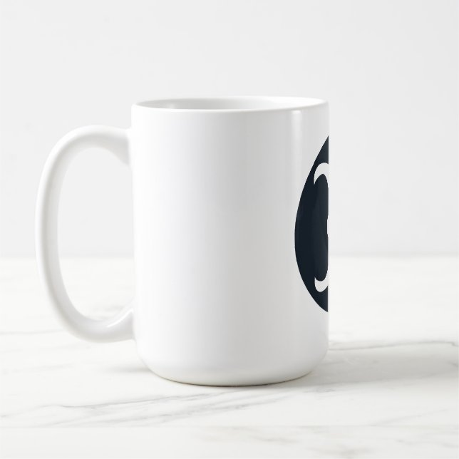 Caneca De Café Símbolo Gemini Clássico (Esquerda)