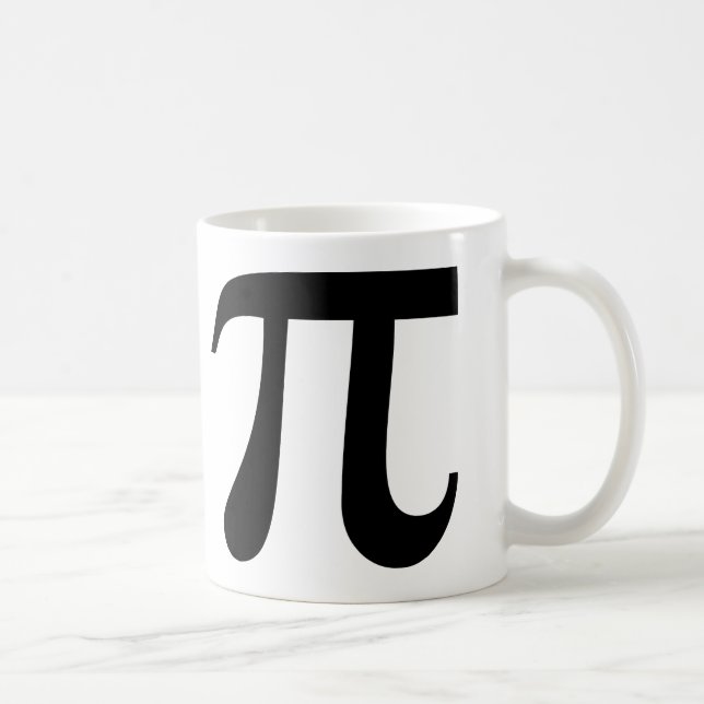 Caneca De Café Símbolo Giant "Pi" (Direita)