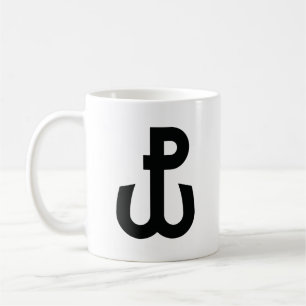 Caneca De Café Símbolo Kotwica