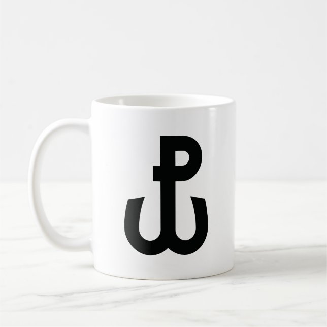 Caneca De Café Símbolo Kotwica (Esquerda)
