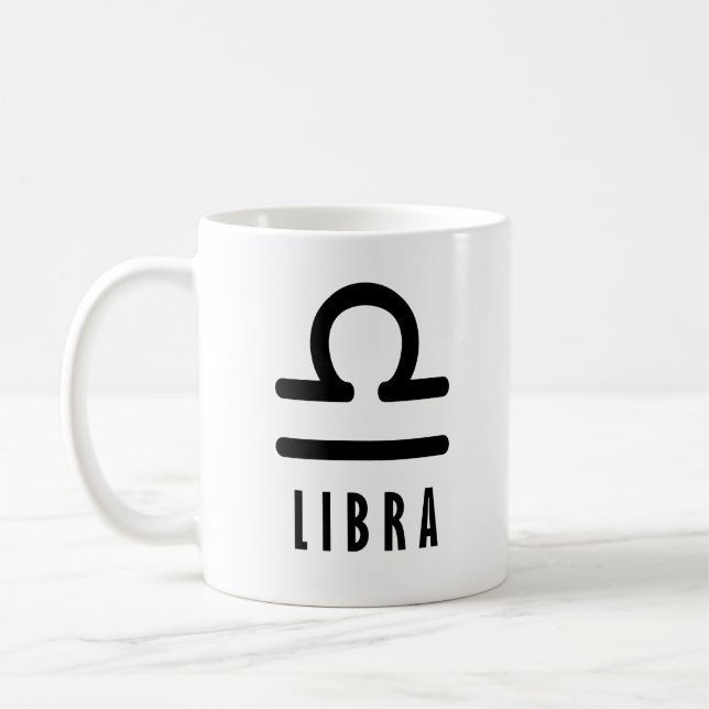 Caneca De Café Símbolo liar zodiaco (Esquerda)