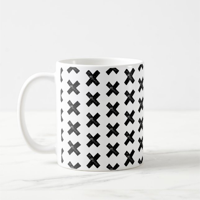 Caneca De Café Símbolo matemático preto e branco "Multiplique" -  (Esquerda)