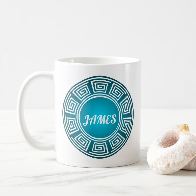 Caneca De Café Símbolo Maya Personalizado (Com Donut)