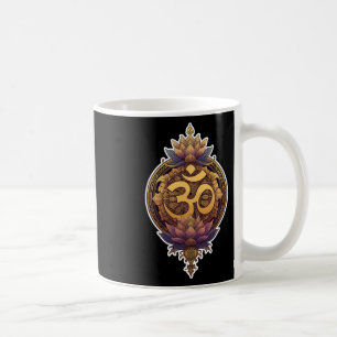 Caneca De Café Símbolo Om Espiritual Meditar Ioga Mantra Divino