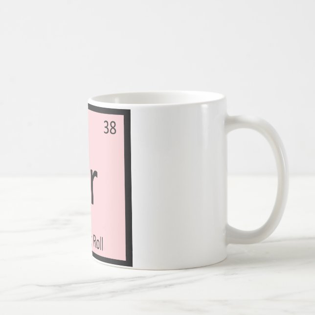 Caneca De Café Símbolo Químico Sr - Aperitivo de Rolinho Primaver (Direita)