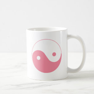 Caneca De Café Símbolo rosa Yin-Yang