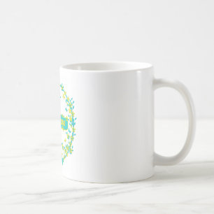 Caneca De Café Símbolo suecia de Verão
