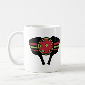 Caneca De Café Símbolo T-shirt de Design de Pickleball
