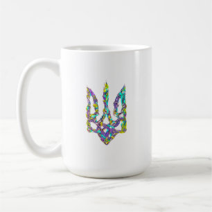 Caneca De Café Símbolo ucraniano trident