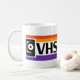 Caneca de Café Símbolo VHS Retro - 80s 90s