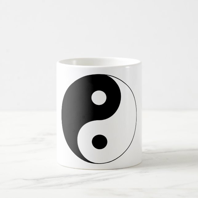 Caneca De Café Símbolo Yin Yang Espiritual (Centro)