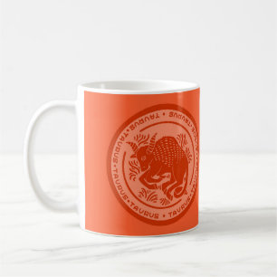 Caneca De Café Símbolo Zodac Taurus Coffee Mug