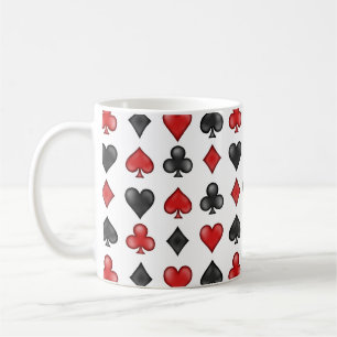 Caneca De Café Símbolos de Placas Brancas - Mug de Café Branco