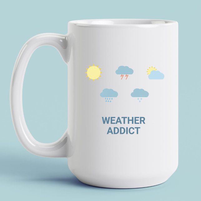 Caneca De Café Símbolos meteorológicos (Weather Symbols Mug)