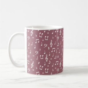 Caneca De Café símbolos musicais