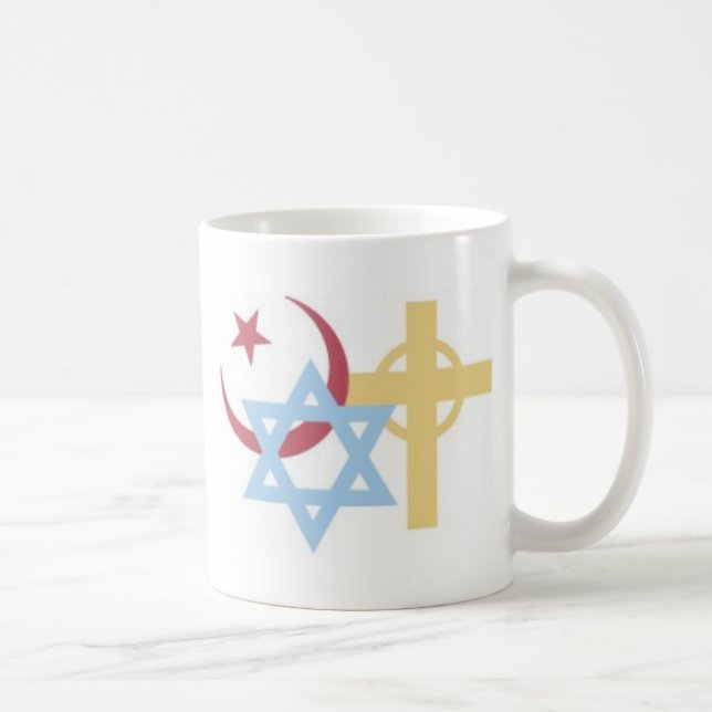 Caneca De Café Símbolos religiosos (Direita)
