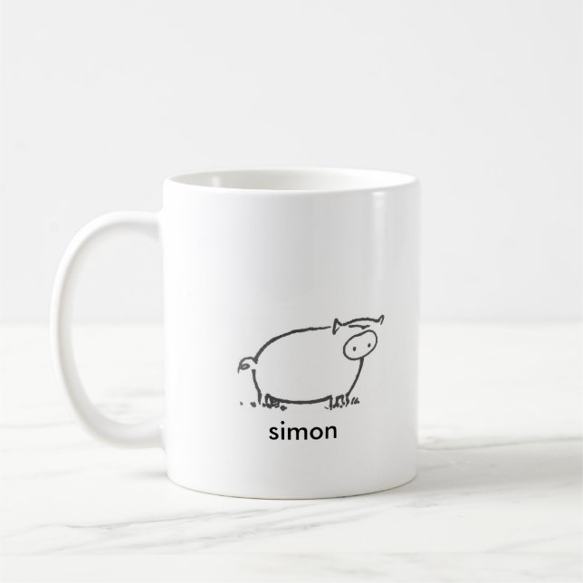Caneca De Café Simon - 15 onças (Esquerda)