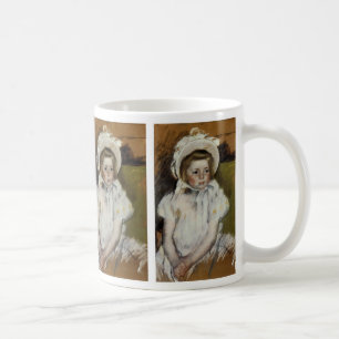 Caneca De Café Simone em um Bonnet Branco