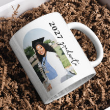 Simple Elegant Graduate Photo Mug
