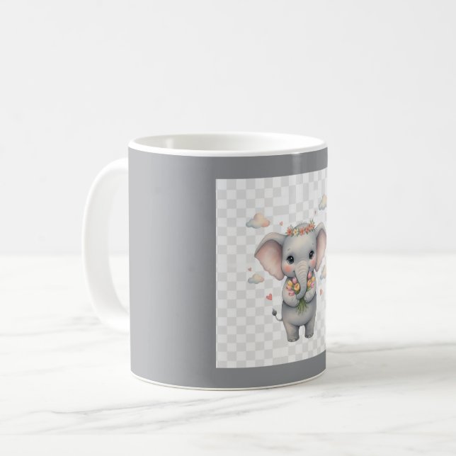 Caneca De Café Simple minimal elegant custom logo here company    (Frente Esquerda)