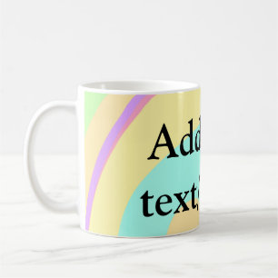Caneca De Café Simples acrilato de fluido adicione seu nome de te
