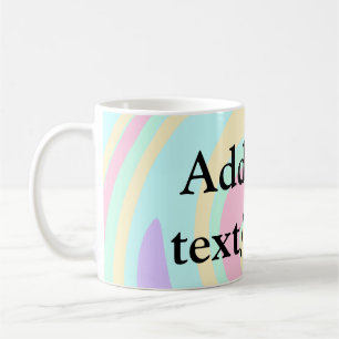 Caneca De Café Simples acrilato de fluido adicione seu nome de te