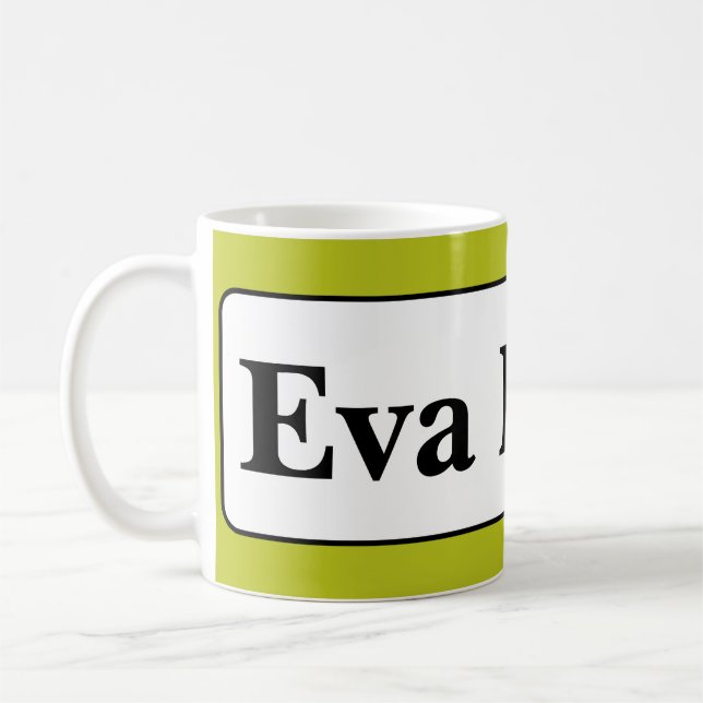 Caneca De Café Simples e Elegante (Esquerda)