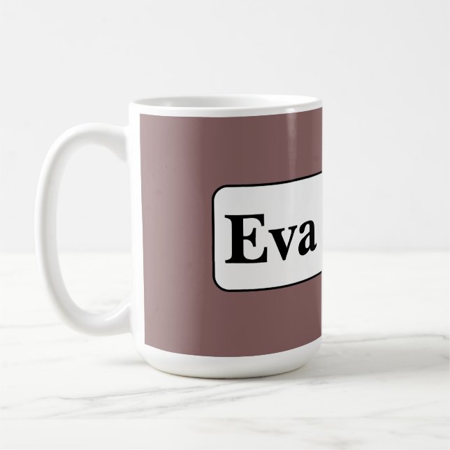 Caneca De Café Simples e Elegante (Esquerda)