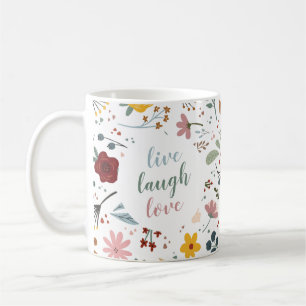 Caneca De Café Simples E Moderno Amor Personalizado, Ria Ao Vivo