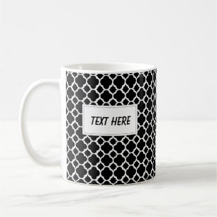 Caneca De Café simples, elegante, moderno, moderno, chic,