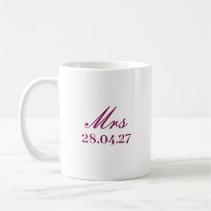CANECA DE CAFÉ SIMPLES ELEGANTES MODERNOS PERSONALIZADOS DIA DAS