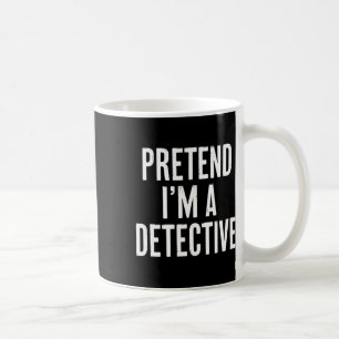 Caneca De Café Simples Fácil Finalidade Sou um Detetive Halloween