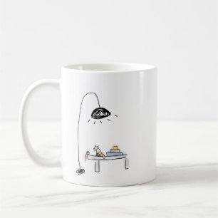 Caneca De Café Simples Gato Encantado E Encantado De Gato Persona