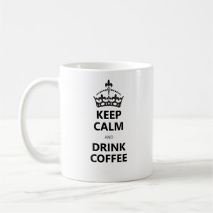Caneca De Café Simples Humor Caffeine Addict White Na moda
