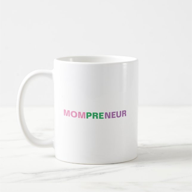 Caneca De Café Simples Mãe Empreendedora Orgulhosa (Esquerda)