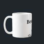 Caneca De Café SIMPLES MINIMAL adicione o seu nome padrinho de ca<br><div class="desc">design</div>