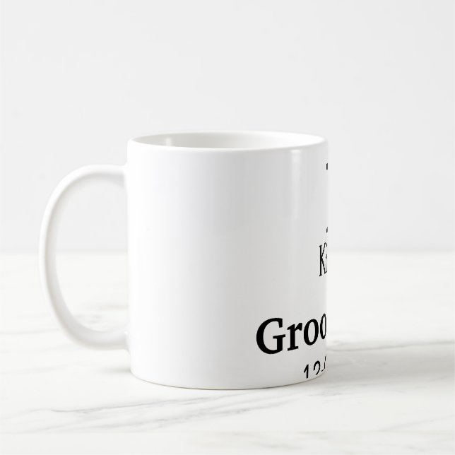 Caneca De Café SIMPLES MINIMAL adicione seu nome presente persona (Esquerda)